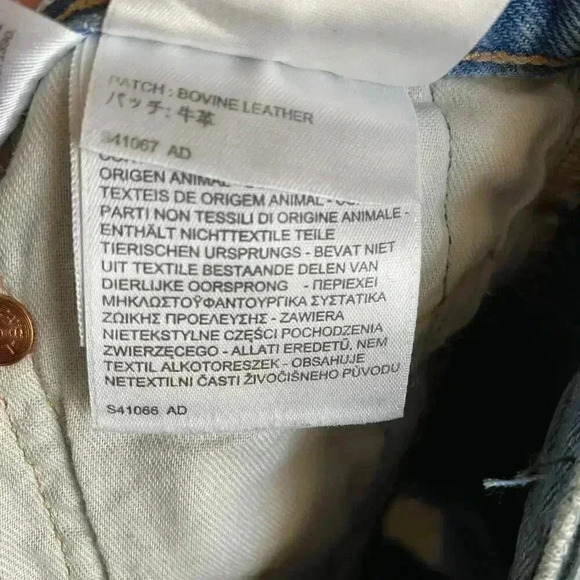 Levi's 501 Original Shorts Side Stripe Size 28 - Picture 8 of 13